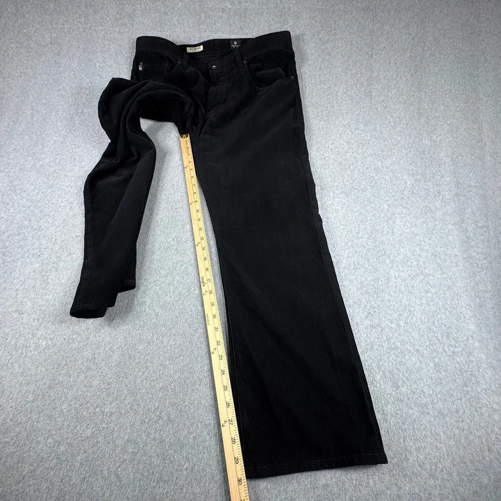 AG Adriano Goldschmied The‎ Protege Pants Straight Leg Corduroy Black 38x30